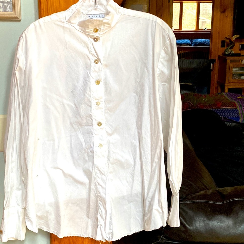 Elm Design cotton white blouse/jacket🌺
